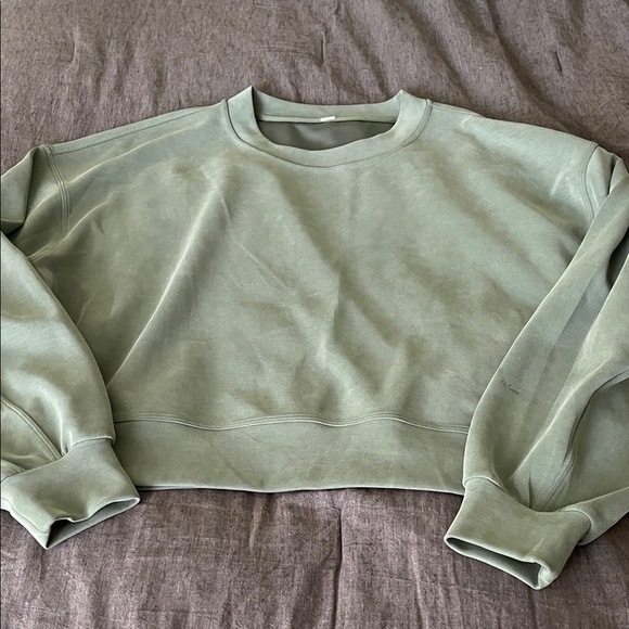 Lululemon softstreme oversized cropped pullover - Picture 1 of 3